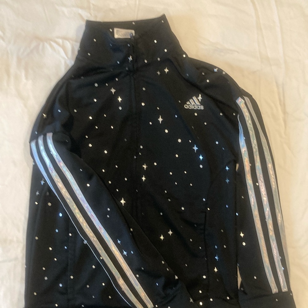 Adidas girl zip up jacket